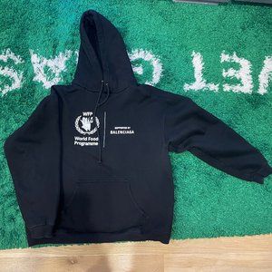 Balenciaga WFP world food programme logo hoodie - (L)